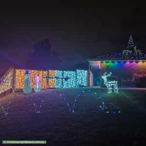 Christmas Light display at 21 Dairyfarm Terrace, Hampton Park
