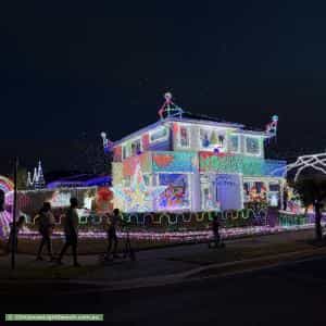 Christmas Light display at 66 Howarth Street, Ropes Crossing