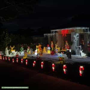 Christmas Light display at 48 Coven Avenue, Heathmont