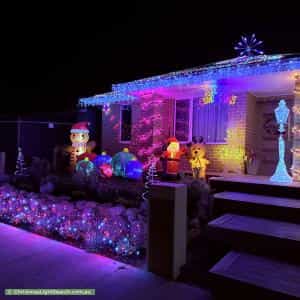 Christmas Light display at 27 Trailwater Court, Warragul
