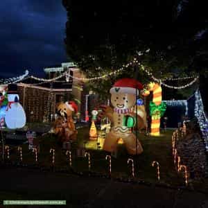Christmas Light display at 2 Montvale Mews, Mount Waverley