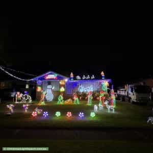 Christmas Light display at 30 Nymboida Street, Greystanes