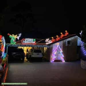 Christmas Light display at 14 Harewood Close, Boronia