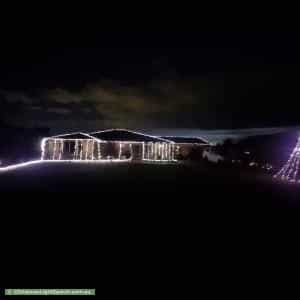 Christmas Light display at 16 Leyton Court, Kingsley