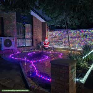 Christmas Light display at 19 Thomas Hart Street, Banks