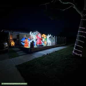 Christmas Light display at 41A Cranbourne Drive, Cranbourne
