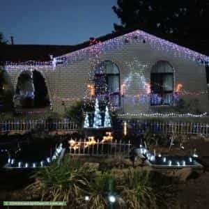 Christmas Light display at  Bunbury Street, Stirling