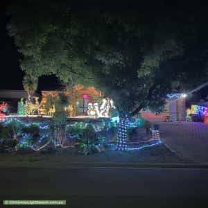 Christmas Light display at 13 Falcon Drive, Hewett