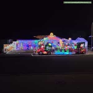 Christmas Light display at 38 Burdekin Turn, Hilbert