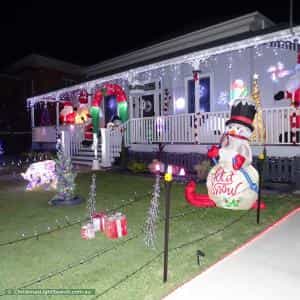 Christmas Light display at 54 Bazaar Street, Maryborough