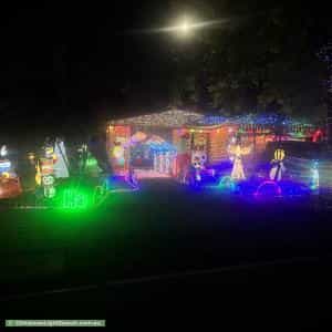 Christmas Light display at 2 Chelsea Crescent, Berwick