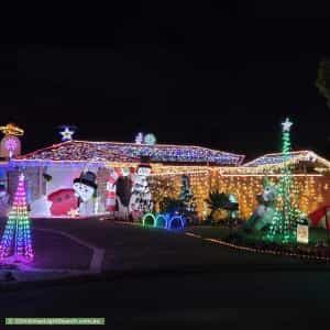 Christmas Light display at 33 Idaho Place, Craigie