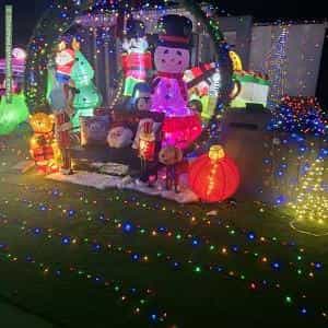 Christmas Light display at  Coila Bend, Lakelands