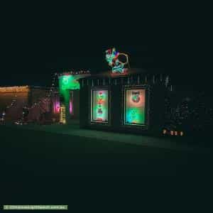 Christmas Light display at 15 McIver Way, Baldivis