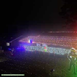 Christmas Light display at 72 Wedmore Road, Emu Heights