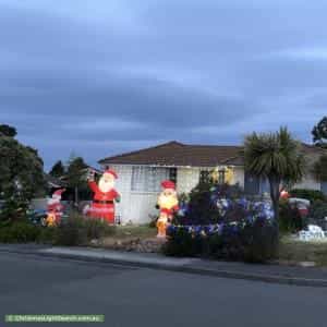 Christmas Light display at 7 Woodlands Drive, Blackmans Bay
