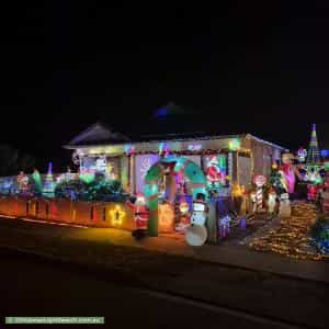 Christmas Light display at 9 Millett Street, Saint Arnaud