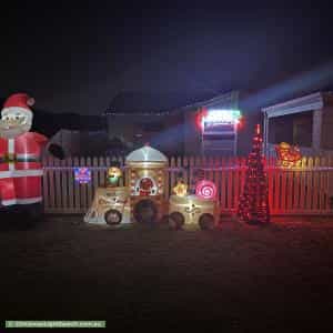 Christmas Light display at 26 Puttenham Street, Morley
