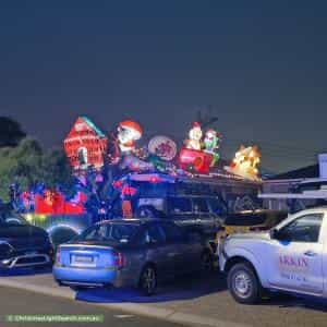 Christmas Light display at 12 Jamieson Close, Roxburgh Park