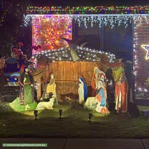 Christmas Light display at 27 Oak Avenue, Longwarry