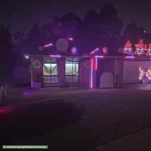 Christmas Light display at 9 Chaplin Crescent, Quakers Hill