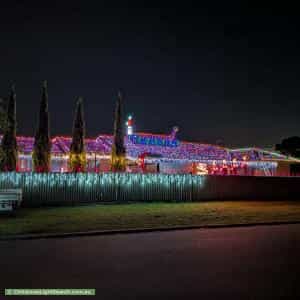 Christmas Light display at 2 Sorghum Way, Delahey