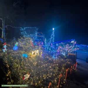 Christmas Light display at 100 Eucumbene Drive, Duffy