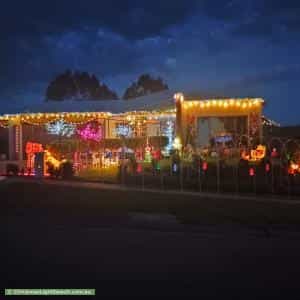 Christmas Light display at 4 Powell Place, Pakenham