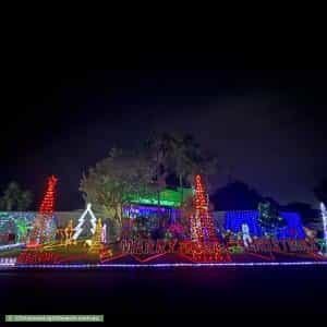 Christmas Light display at 52 Tanbark Circuit, Werrington Downs