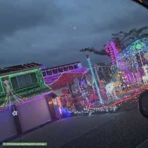Christmas Light display at 77 O'Connor Circuit, Calwell