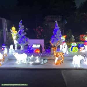 Christmas Light display at 118 Lambert Street, Ravenswood