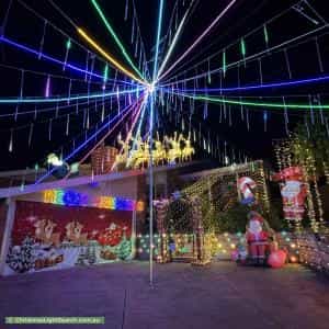 Christmas Light display at 9 Jeanette Close, Saint Helena