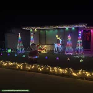 Christmas Light display at 38 Brilliance Avenue, Eglinton