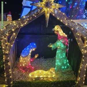Christmas Light display at 21 McKinley Circuit, Calwell