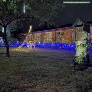Christmas Light display at 6 Balala Place, Isabella Plains