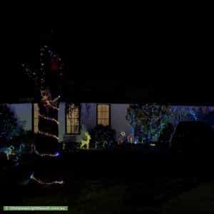 Christmas Light display at 26 Sanders Street, Glenorchy