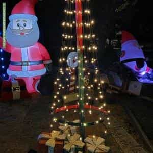 Christmas Light display at 5 Huxtable Terrace, Baldivis