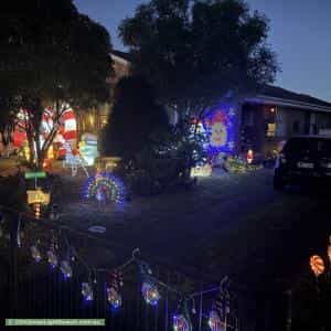 Christmas Light display at 12 Mudford Street, Sunshine West