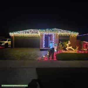 Christmas Light display at 5 Pepper Crescent, Drouin
