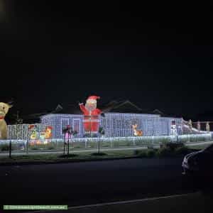 Christmas Light display at 8 Monbulk Way, Eynesbury