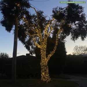 Christmas Light display at 13 Fulham Close, Frankston South