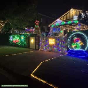 Christmas Light display at  Fairy Street, Moorooka