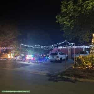 Christmas Light display at 29 Sid Barnes Crescent, Gordon