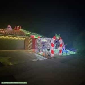 Christmas Light display at 2 Medieval Crescent, Mooroopna