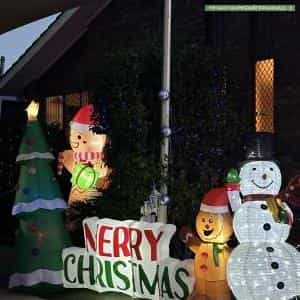 Christmas Light display at 37 Hansons Road, North Nowra