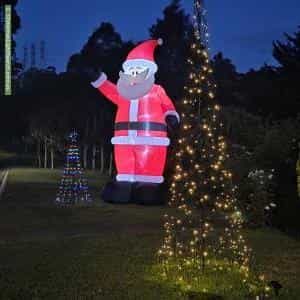 Christmas Light display at 52-54 Caserta Drive, Berwick