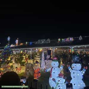 Christmas Light display at 27 Glencairn Drive, Greenvale