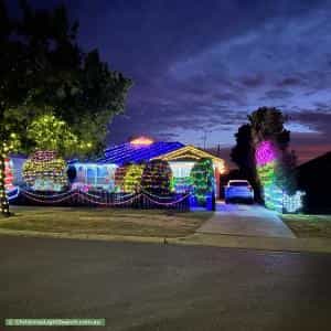 Christmas Light display at 33 Brodie Street, Wangaratta