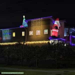Christmas Light display at 14 Darrau Avenue, Yarrabilba