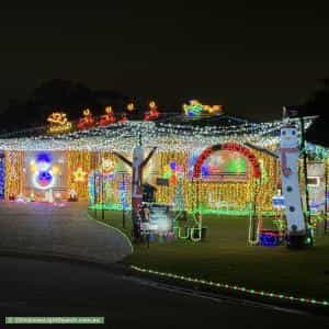 Christmas Light display at 14 Palena Crescent, Saint Clair